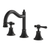Phoenix Nostalgia Lever Basin Set Shepherds Crook  Antique Black