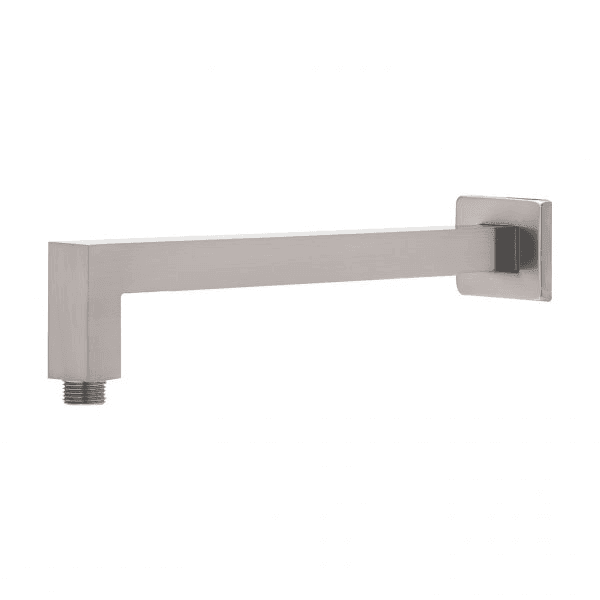 Lexi Shower Arm 400mm Square Brushed Nickel