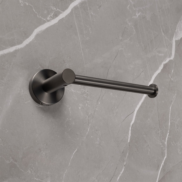 Alma Farina Toilet Roll Holder Brushed Gunmetal