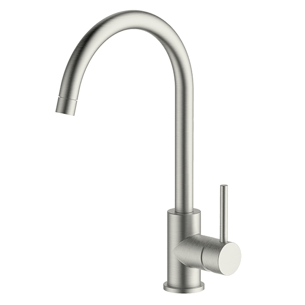 Gareth Ashton Lucia Goose Sidelever Mixer Brushed Nickel