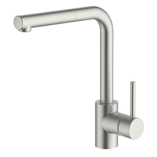 Gareth Ashton Lucia Sidelever Mixer With Pull Out Brushed Nickel