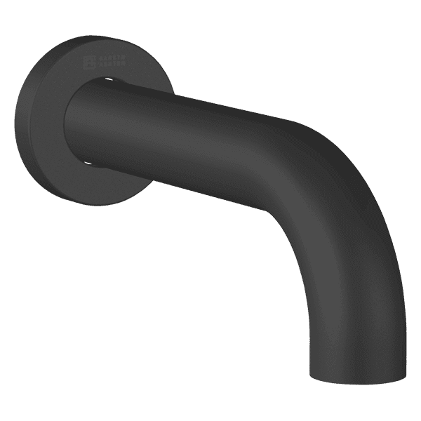 Gareth Ashton Lucia Curved Basin And Bath Spout 230mm Black