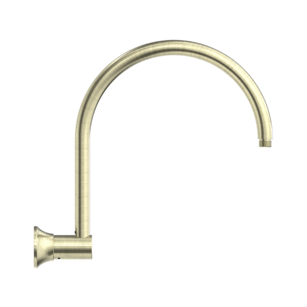 Nero York Shower Arm Aged Brass