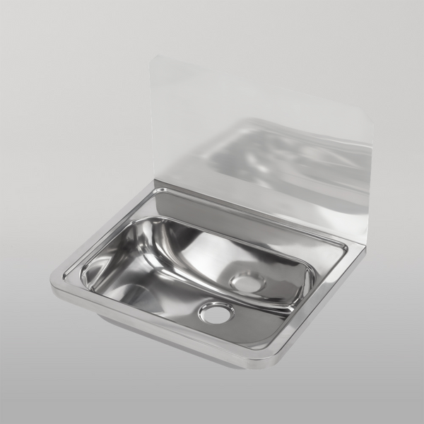 3monkeez Wall Mounted Hand Basin with Splashback