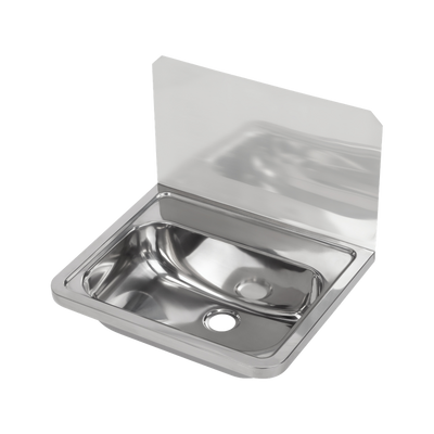 3monkeez Wall Mounted Hand Basin with Splashback