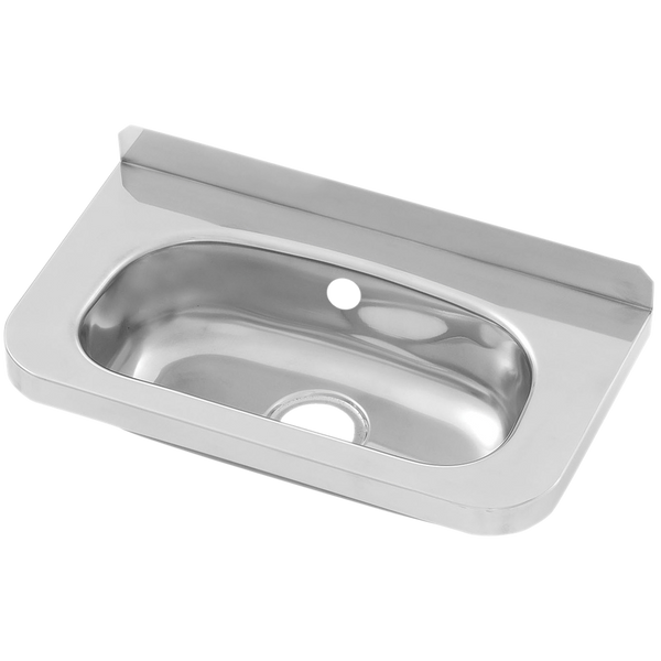 3monkeez Compact Stainless Steel Hand Basin No tap holes, Inc Overflow Hole