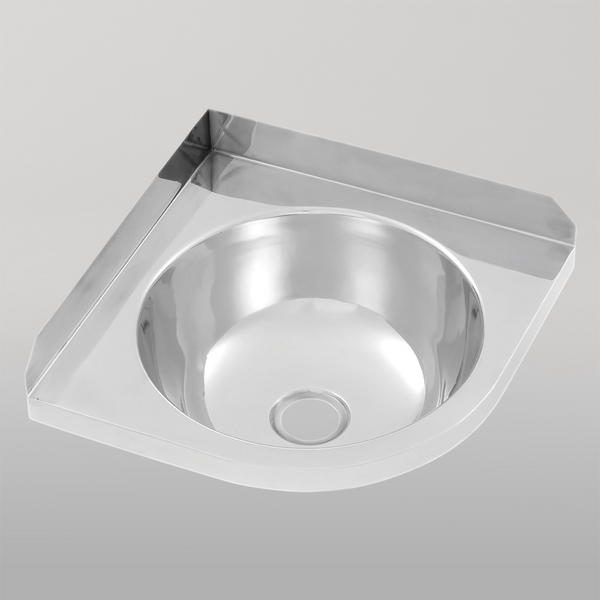 3monkeez Corner Stainless Steel Hand Basin