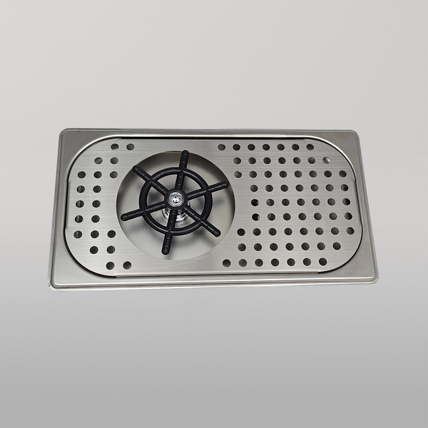 3monkeez Glass/Milk Jug Rinser with Drain Tray