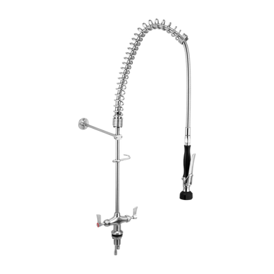 3monkeez Stainless Steel Dual Bench Mounted Pre Rinse Unit