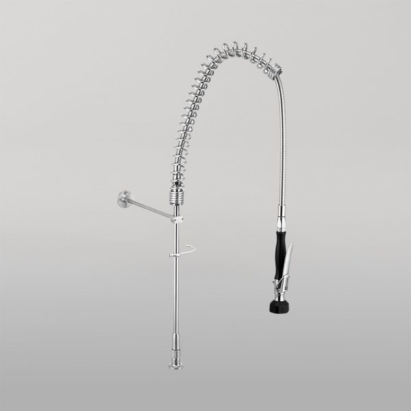 3monkeez Stainless Steel Hob Mount Pre Rinse Unit No Stops