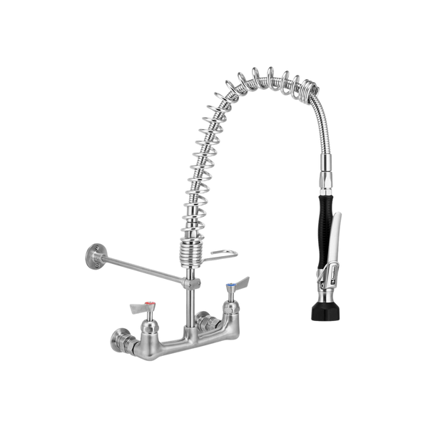 3monkeez Compact Stainless Steel Exposed Wall Mounted Pre Rinse Unit