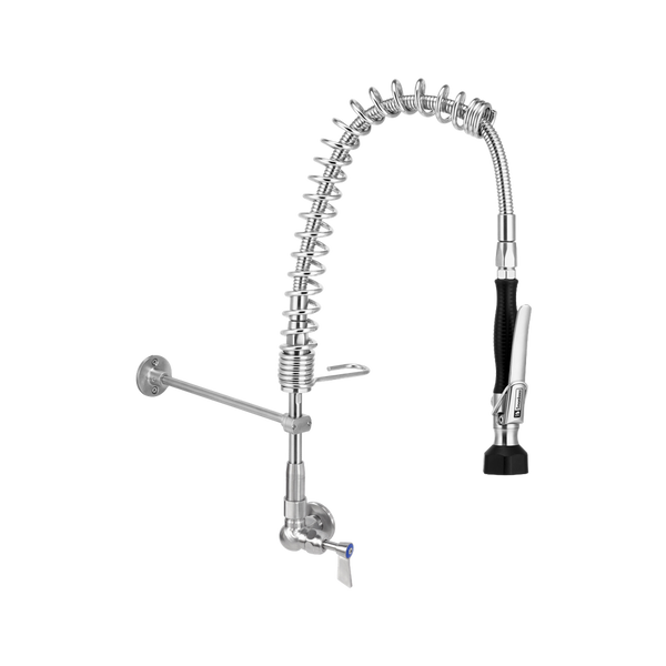 3monkeez Compact Stainless Steel Single Wall Mount Pre-Rinse