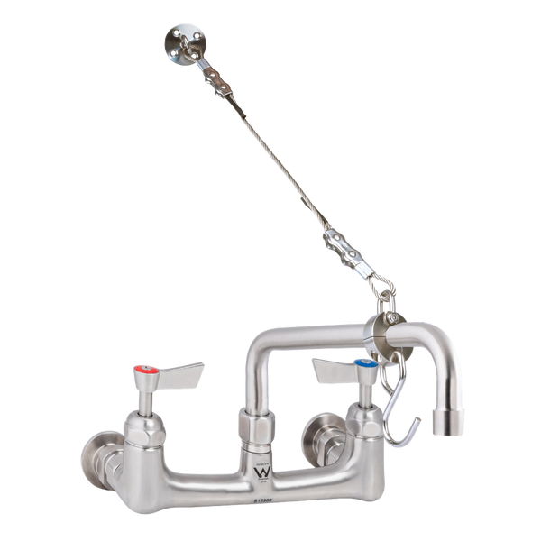 3monkeez Cleaners Sink Exposed Wall Mount Body with Fixed Spout and Wall Bracket