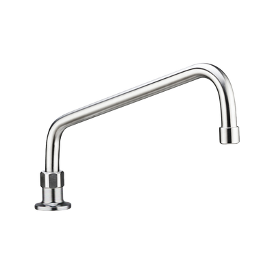 3monkeez Stainless Steel Bench Mount No Stops with 12-inch Spout