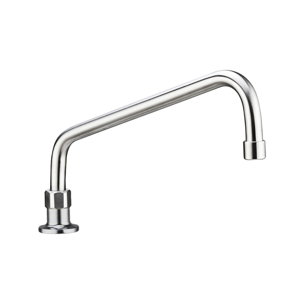 3monkeez Stainless Steel Bench Mount No Stops with 12-inch Spout