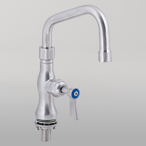 3monkeez Stainless Steel Single Bench Mount Tap Body with 8-inch Spout