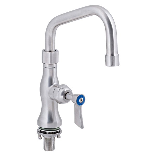 3monkeez Stainless Steel Single Bench Mount Tap Body with 8-inch Spout