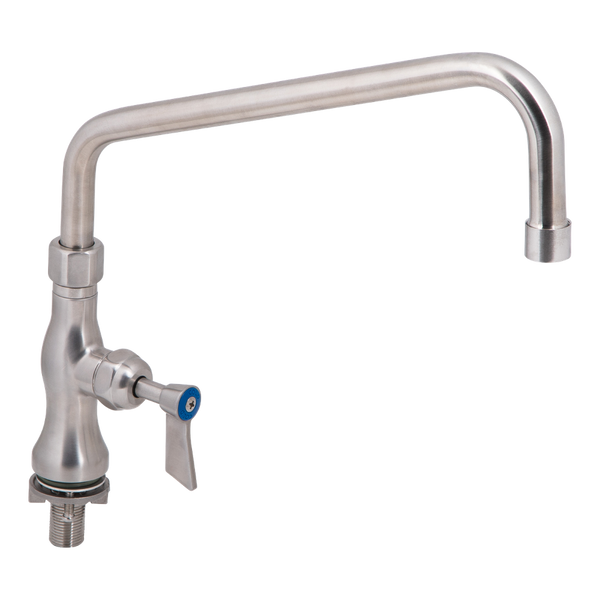 3monkeez Stainless Steel Single Bench Mount Tap Body with 12-inch Spout