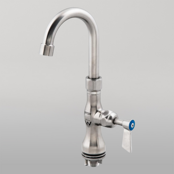 3monkeez Single Control Bench Mount Body with 7-inch Gooseneck Swivel Spout