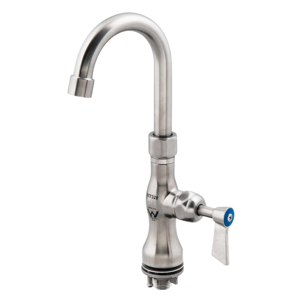 3monkeez Single Control Bench Mount Body with 7-inch Gooseneck Swivel Spout