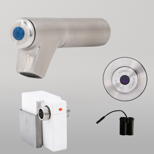 3monkeez Bib Tap with Wall-Mount Sensor Battery Operated