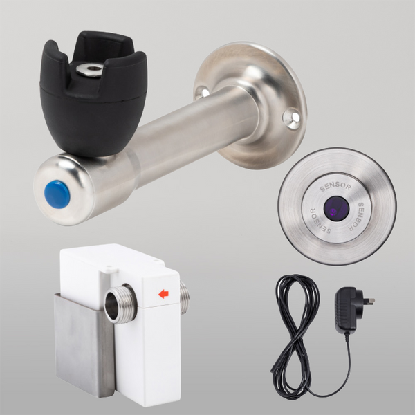 3monkeez 90 Degree Silicone Mouthguard Bubbler with Wall-Mount Sensor Mains Operated