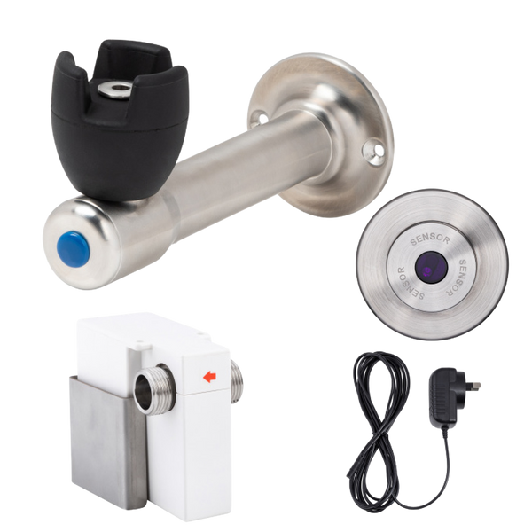 3monkeez 90 Degree Silicone Mouthguard Bubbler with Wall-Mount Sensor Mains Operated