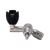 3monkeez Lever Handle 45 Degree Bubbler With Silicone Mouthguard