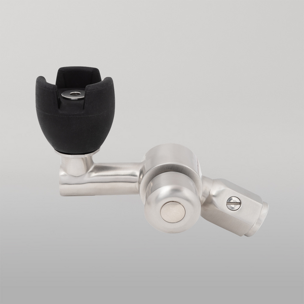 3monkeez Push Button 45 Degree  Bubbler With Silicone Mouthguard