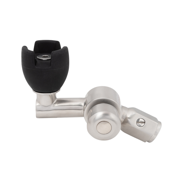 3monkeez Push Button 45 Degree  Bubbler With Silicone Mouthguard