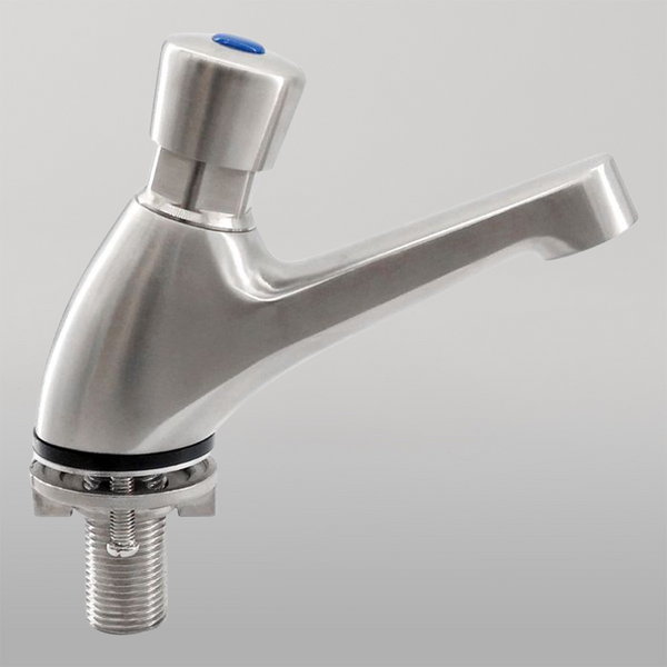 3monkeez Push Button Pillar Tap 18 Second Timed Flow