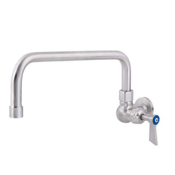 3monkeez Stainless Steel Single Wall Mount Body with Single Control and 12-inch Spout