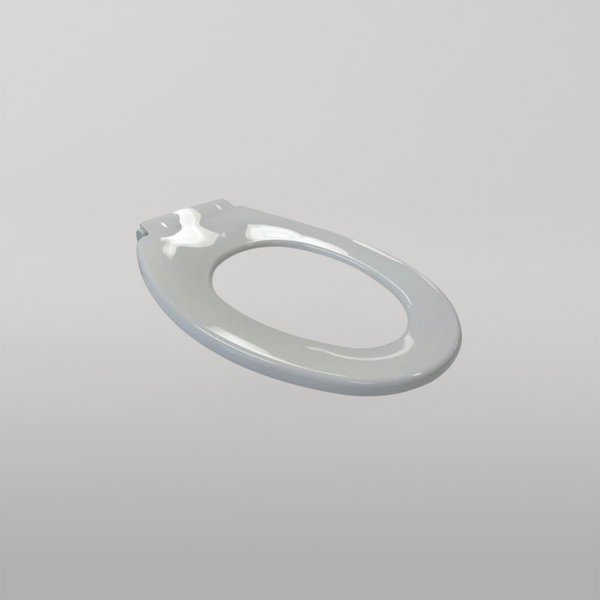 3monkeez Anti Vandal Single Flap Closed Front Toilet Seat White