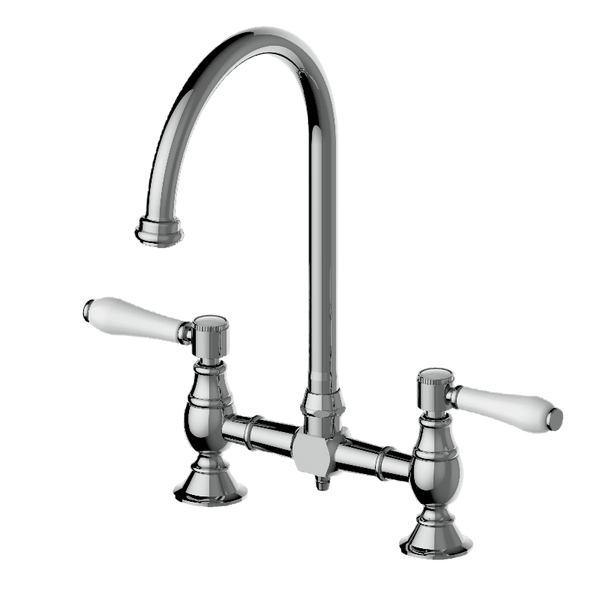 Armando Vicario Provincial Exposed Breach Kitchen Tap Chrome