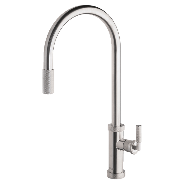 Armando Vicario Urban D Pull Out Kitchen Mixer Brushed Nickel