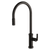 Armando Vicario Urban D Pull Out Kitchen Mixer Black