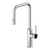 Armando Vicario Lumiere Pull Out Kitchen Mixer Dual Spray Brushed Nickel Lead Free