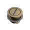 Caroma Dual Flush Round Bezel & Button Brushed Brass