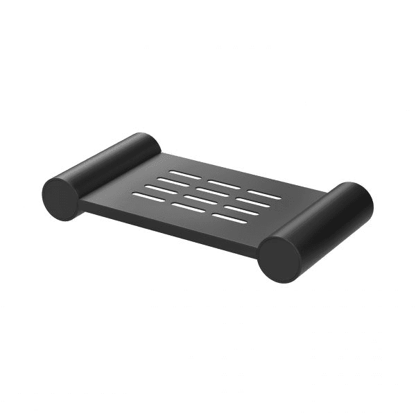 Vivid Slimline Soap Dish Holder Matte Black