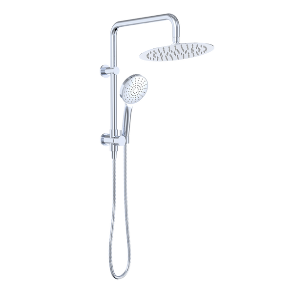 Fienza Kaya Twin Half-Rail Shower Chrome