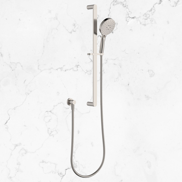 Fienza Empire Slim Rail Shower Brushed Nickel