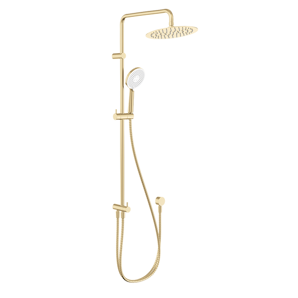 Fienza Kaya Retrofit Twin Shower Urban Brass