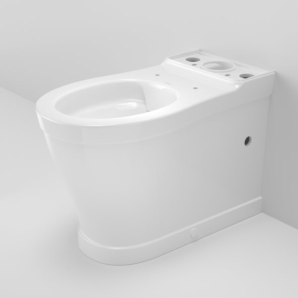 Caroma Riviere Cleanflush Wall Faced Close Coupled Bottom Inlet Pan White