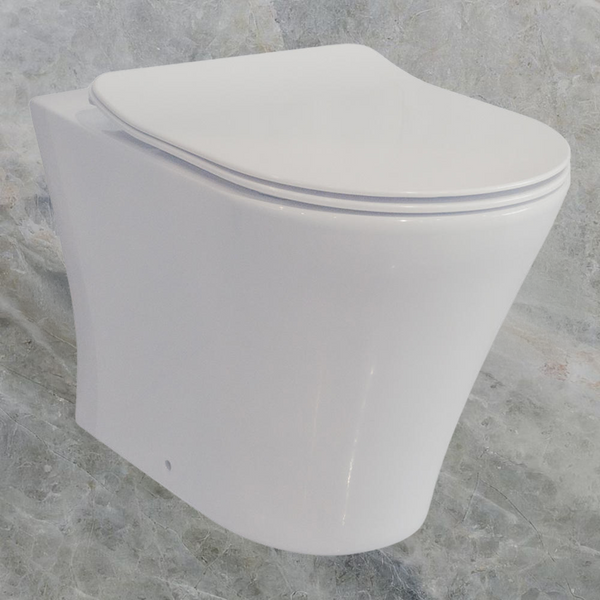 Villeroy & Boch O.Novo 2.0 DirectFlush Wall Faced Toilet with Slim Seat Alpine White