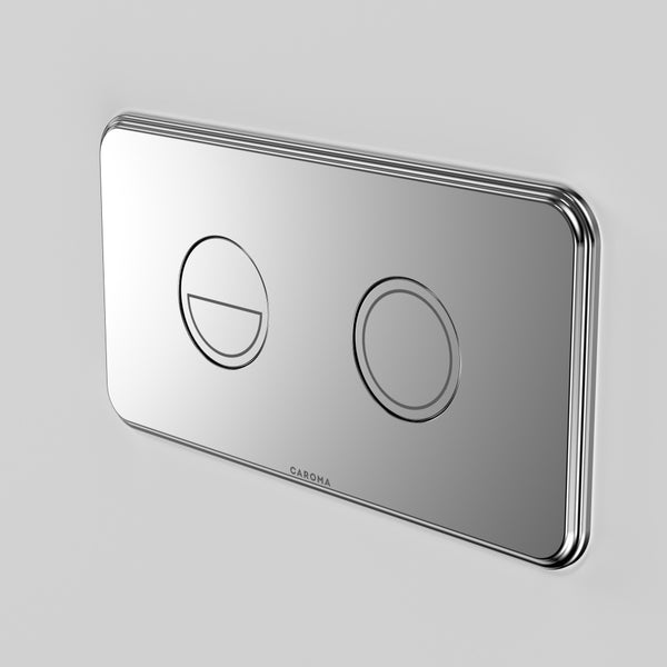 Caroma Riviere Invisi II Series Button Chrome