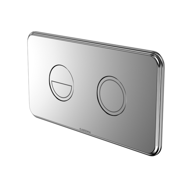 Caroma Riviere Invisi II Series Button Chrome