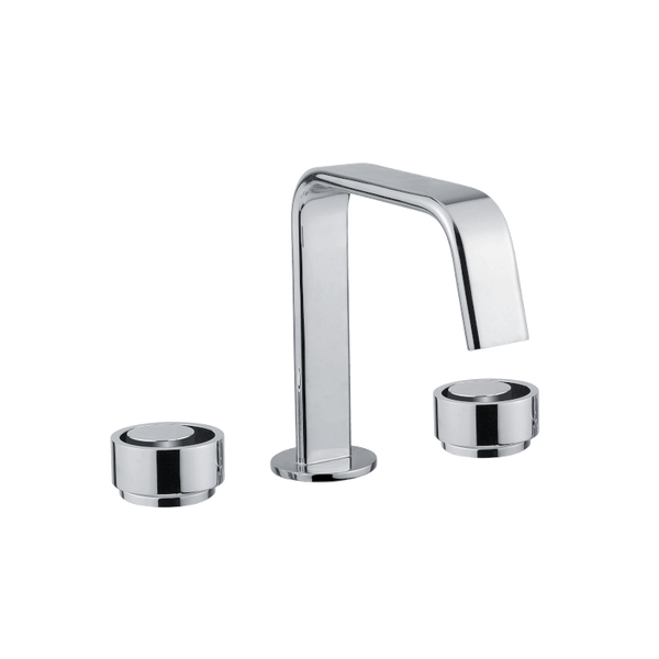 Armando Vicario Piazza 3 Piece Basin Mixer Square Chrome