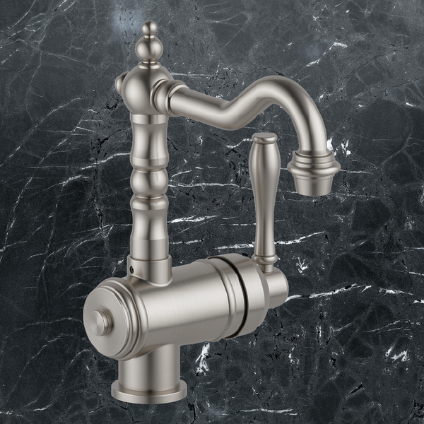 Armando Vicario Provincial Single Lever Basin Mixer Brushed Nickel Lead Free