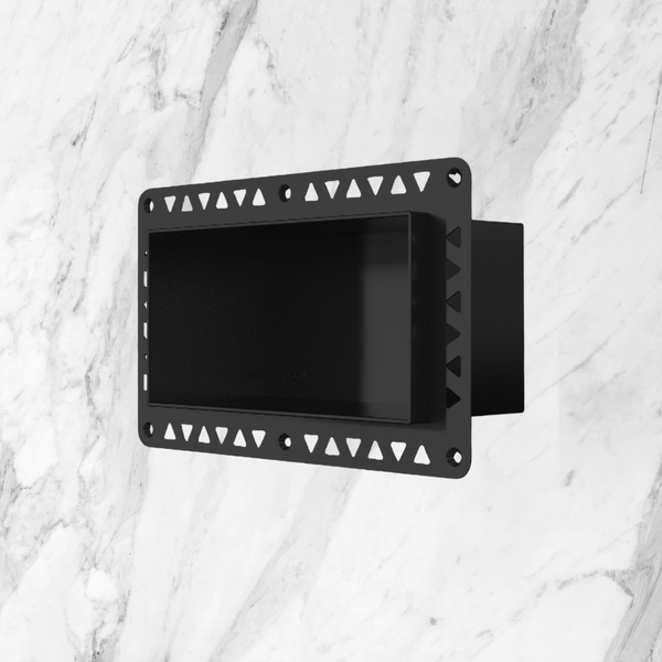 Art Australia Anook Shower Niche 200 x 100mm Black Ace