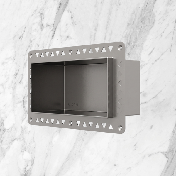 Art Australia Anook Shower Niche 200 x 100mm Titanium Grey